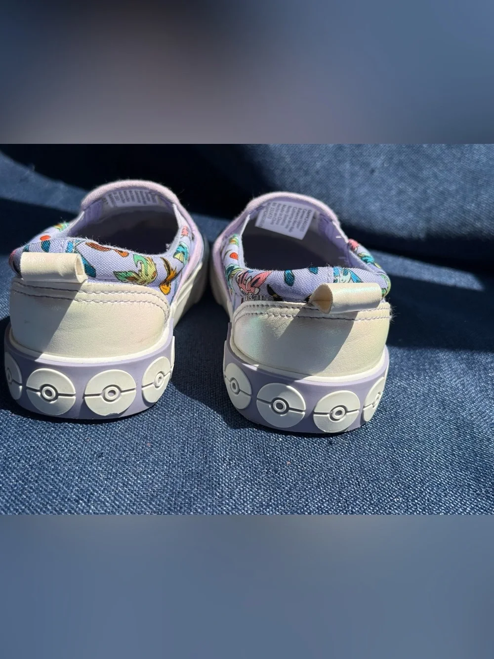 Ground Up Pokémon Eevee Evolutions Slip On Sneakers Kids Size 13